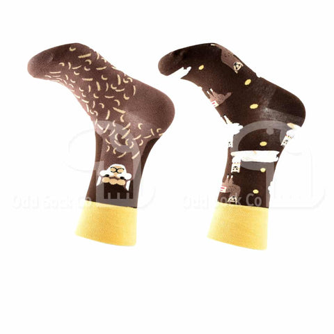 Alpaca Themed Socks Odd Sock Co