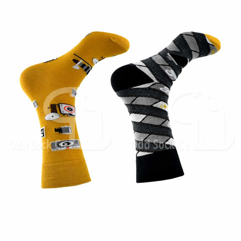 Caught On Camera Themed Socks Odd Sock Co Right View