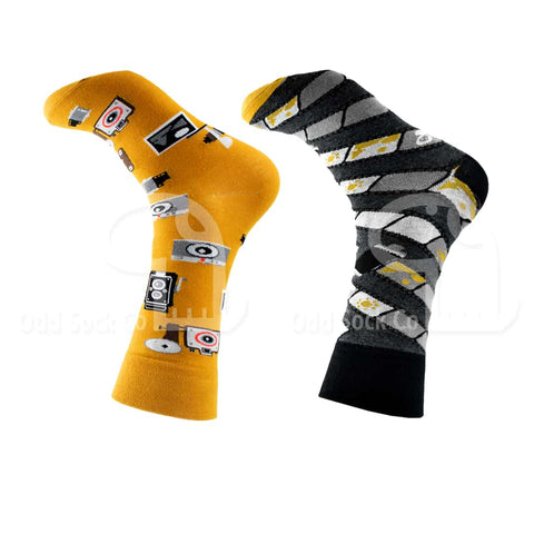 Caught On Camera Themed Socks Odd Sock Co