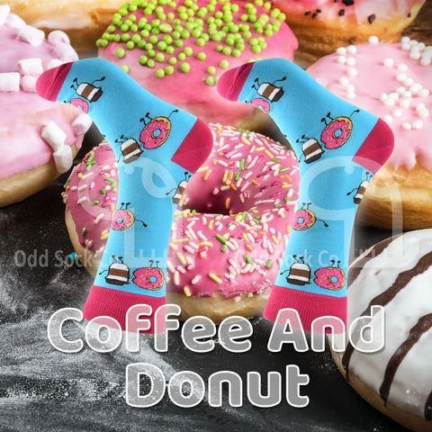 Coffee And Donut Socks