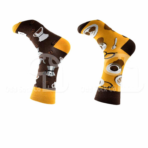 Coffee Pot Themed Socks Odd Sock Co