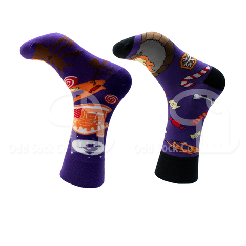 Halloween Candy Socks