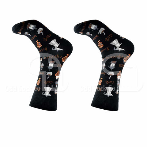 Java Brew Café Coffee Themed Socks