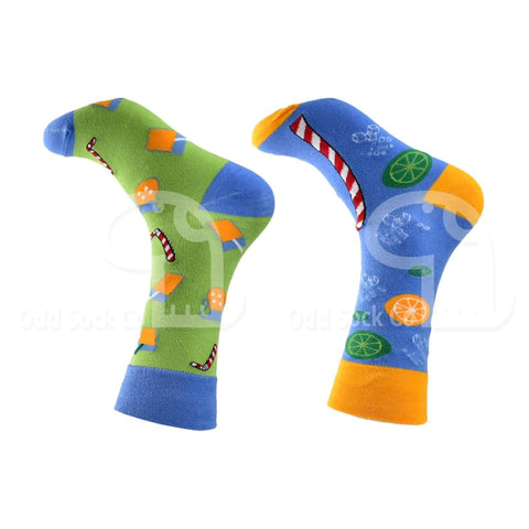 Lemonade Themed Socks Odd Sock Co