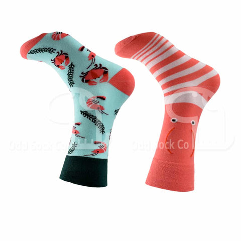 Shellfish Themed Socks Odd Sock Co