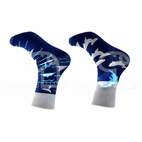 Whale Of A Time Themed Socks Odd Sock Co