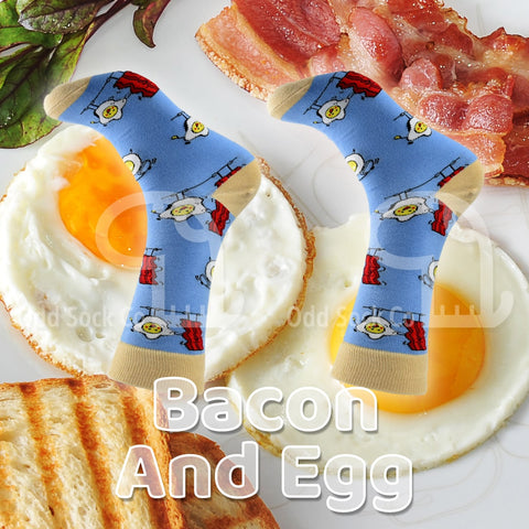 Bacon And Eggs Socks