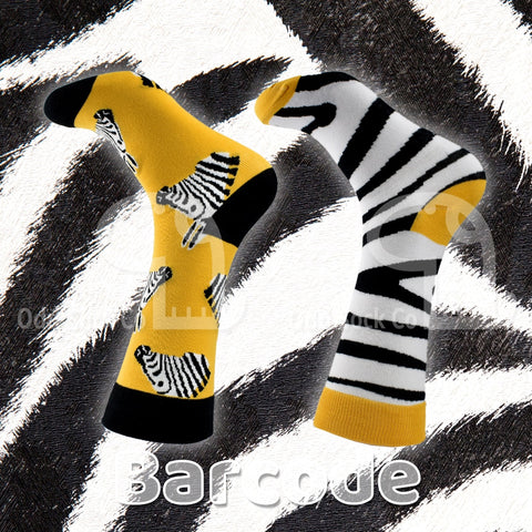 Barcode Zebra Socks