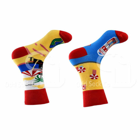 Besides the seaside themed socks from odd sock co right view