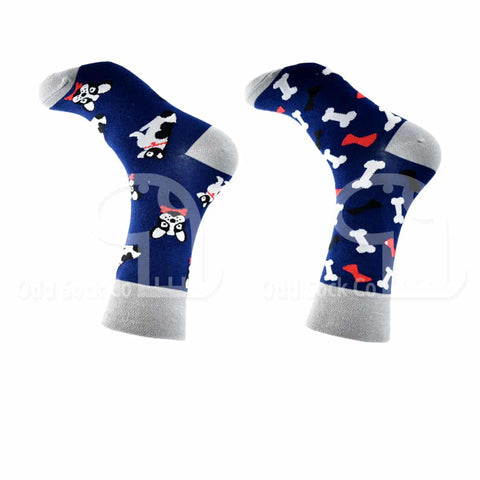 Bow Wow Wow Dog Bone Themed Socks Odd Sock Co