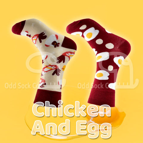 Chicken And Egg Socks