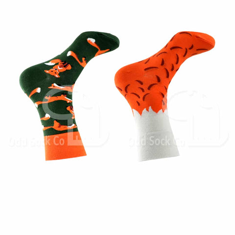 Firefox Themed Socks Right View Odd Sock Co