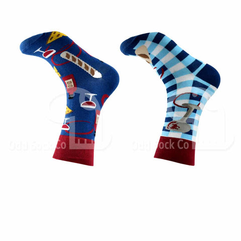 Going For A Picnic Themed Socks Odd Sock Co