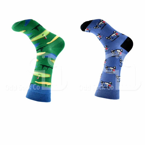 Golfing Themed Socks Odd Sock Co