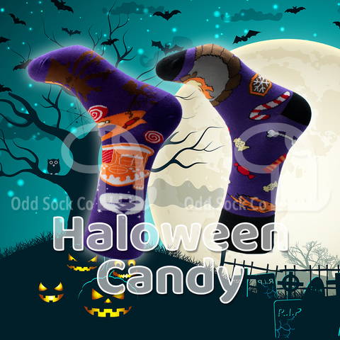 Halloween Candy Socks