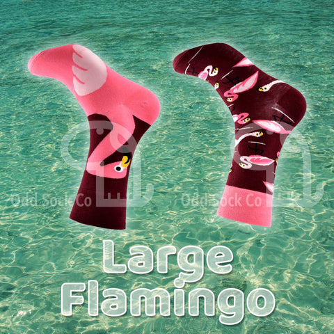 Large Flamingo Socks