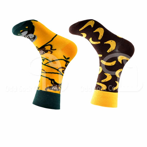 Monkeying Around Themed Socks Odd Sock Co