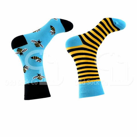Mr Do-Bee Themed Socks Odd Sock Co Right View