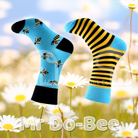 Mr Do-Bee Themed Socks Odd Sock Co Social View