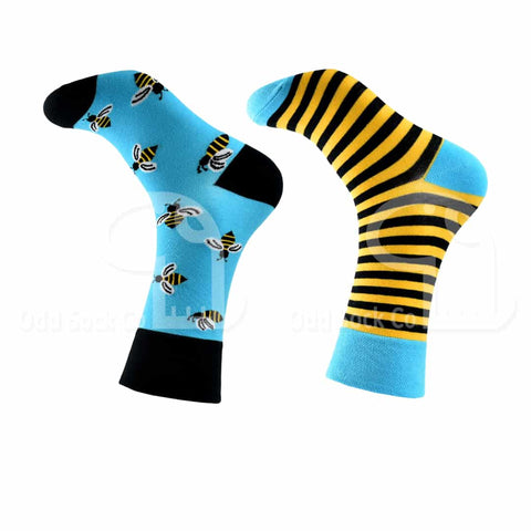 Mr Do-Bee Themed Socks Odd Sock Co