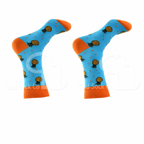 Pineapple Themed Socks Odd Sock Co Right View