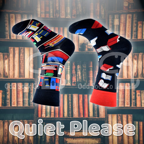 Quiet Please Socks