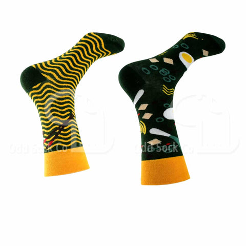 Ramen Around Themed Socks Odd Sock Co Right View