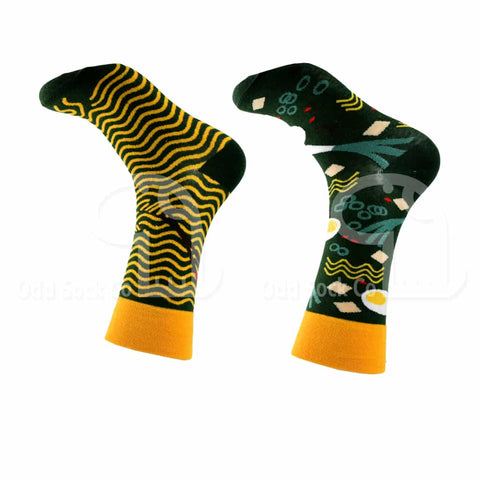 Ramen Around Themed Socks Odd Sock Co