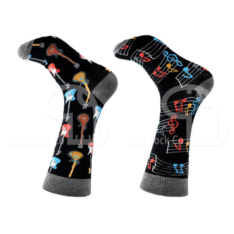 Rock And Roll Themed Socks Odd Sock Co