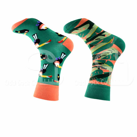 Toucan Themed Socks Odd Sock Co
